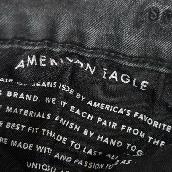 American Eagle Next Level Flex 29x32 Classic Black Men's Jeans - Picture 4 of 6